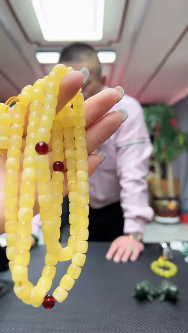 【闪购商品】蜜蜡颈饰未镶嵌108粒/多样性发货其中发一