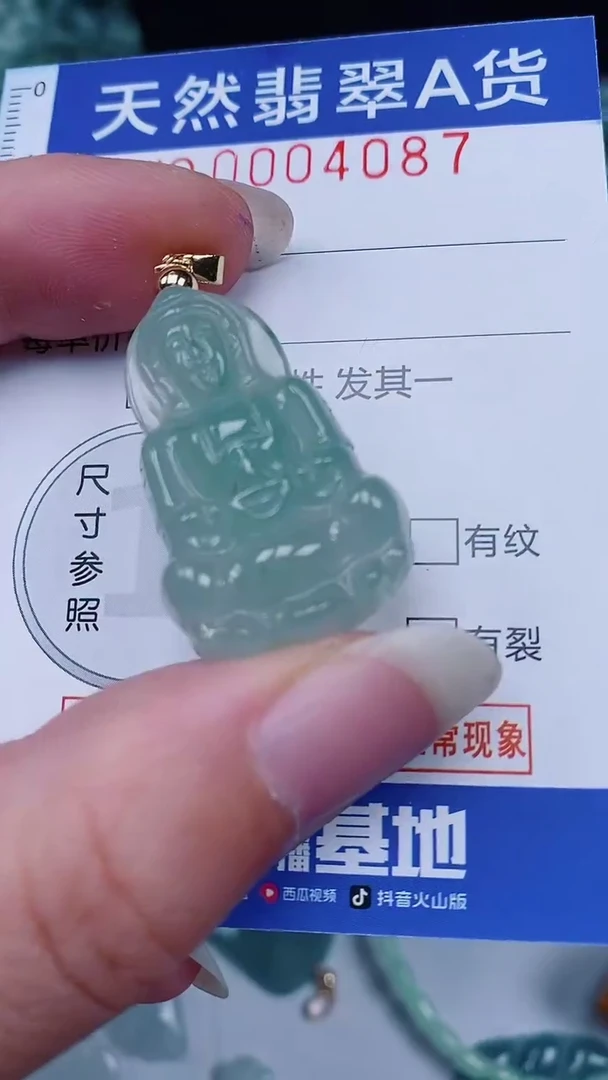 翡翠未镶嵌颈饰00004087
