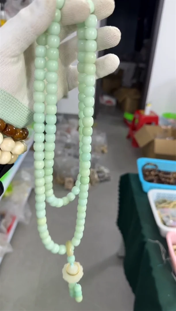 【闪购商品】白玉菩提手串11*菩提根海蓝宝108