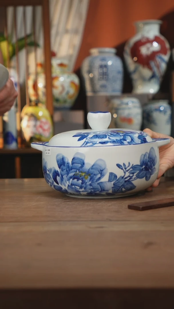 瓷片 景德镇设计师釉下手绘陶瓷餐具