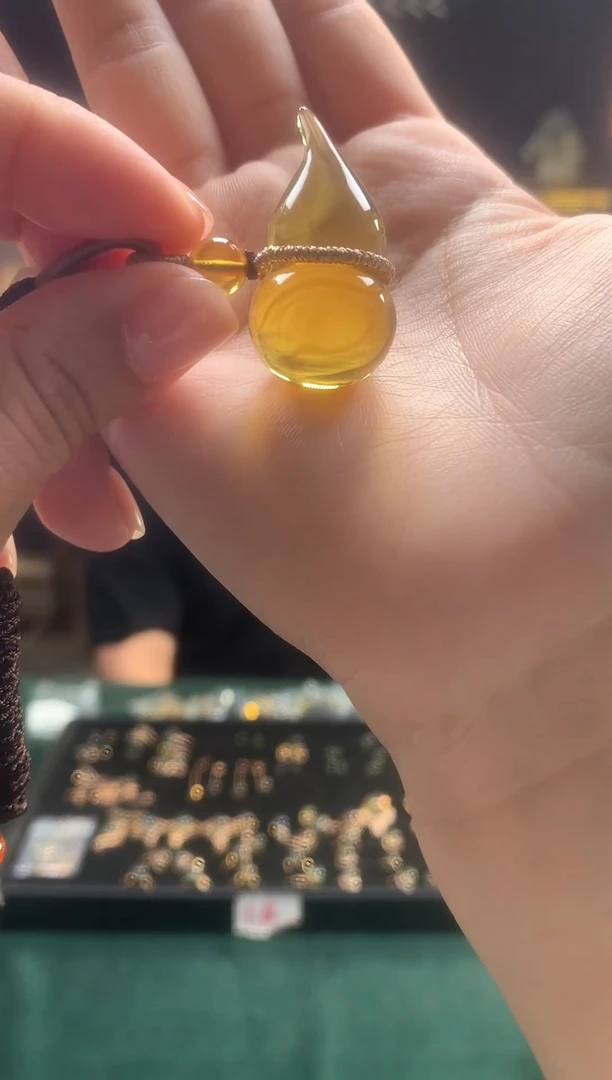 琥珀颈饰未镶嵌多米矿工严选
