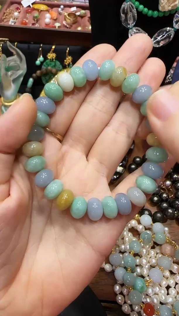 未镶嵌手链翡翠翡翠