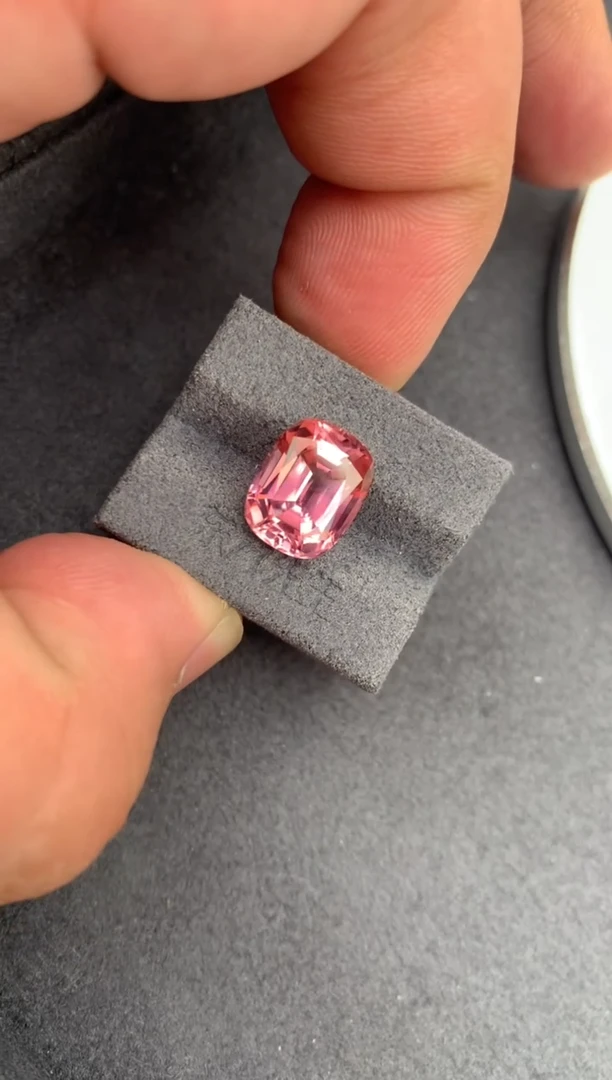 未镶嵌裸石碧玺5.3ct 粉碧玺 定制 A