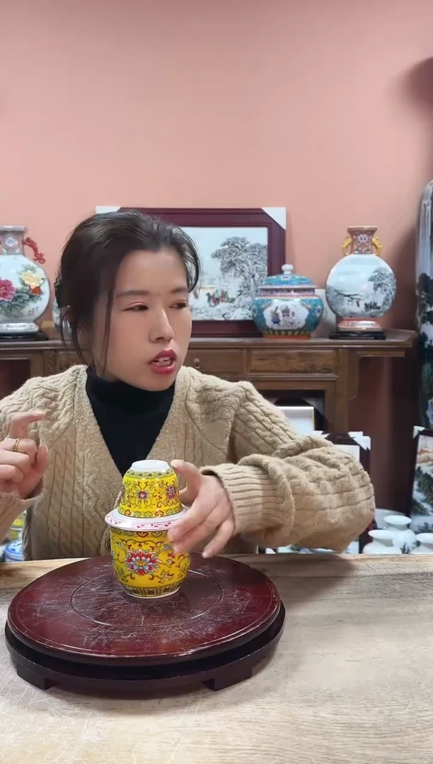 摆件景德镇陶瓷温酒器