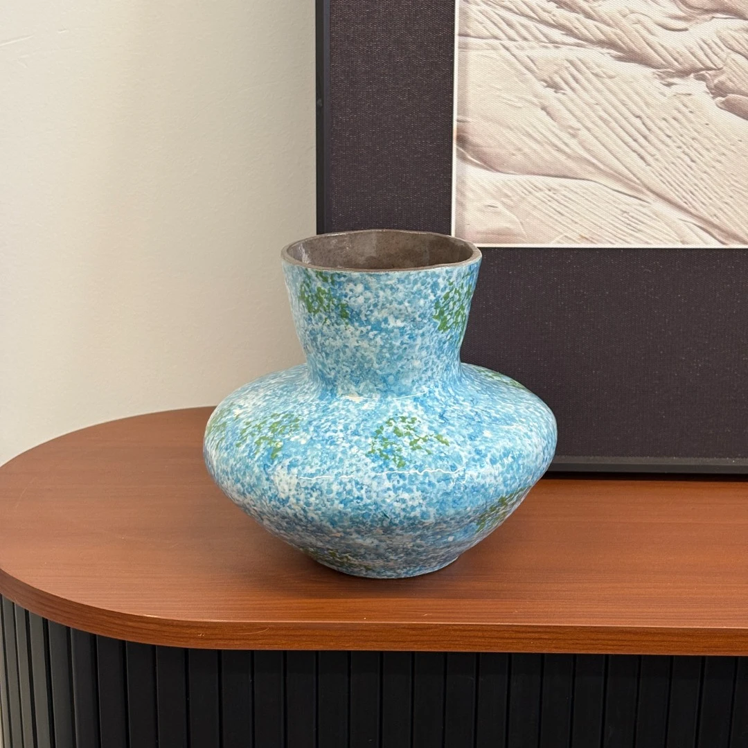 S16蔚蓝海岸||景德镇新中式简约桌面高端陶瓷花瓶花客厅装饰用品