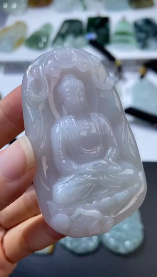 未镶嵌挂件翡翠379254 多人