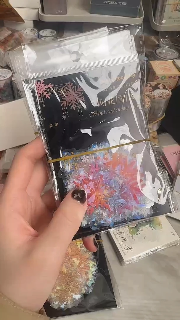 风花雪夜贴纸 随机3款