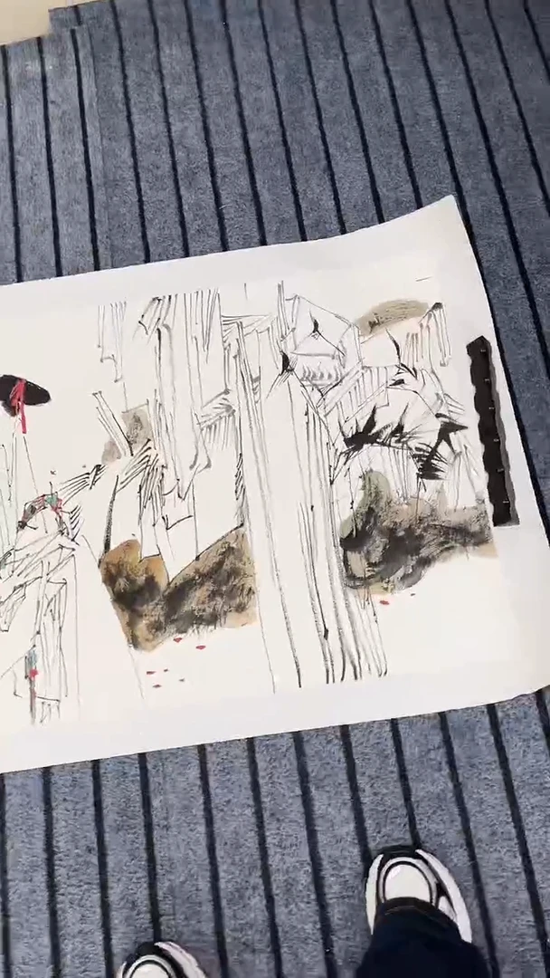 精品国画人物作品