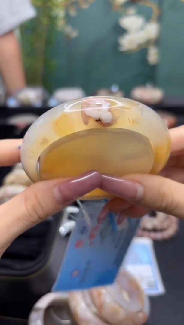 未镶嵌手镯石英质玉C87(61圈赠送镯心)