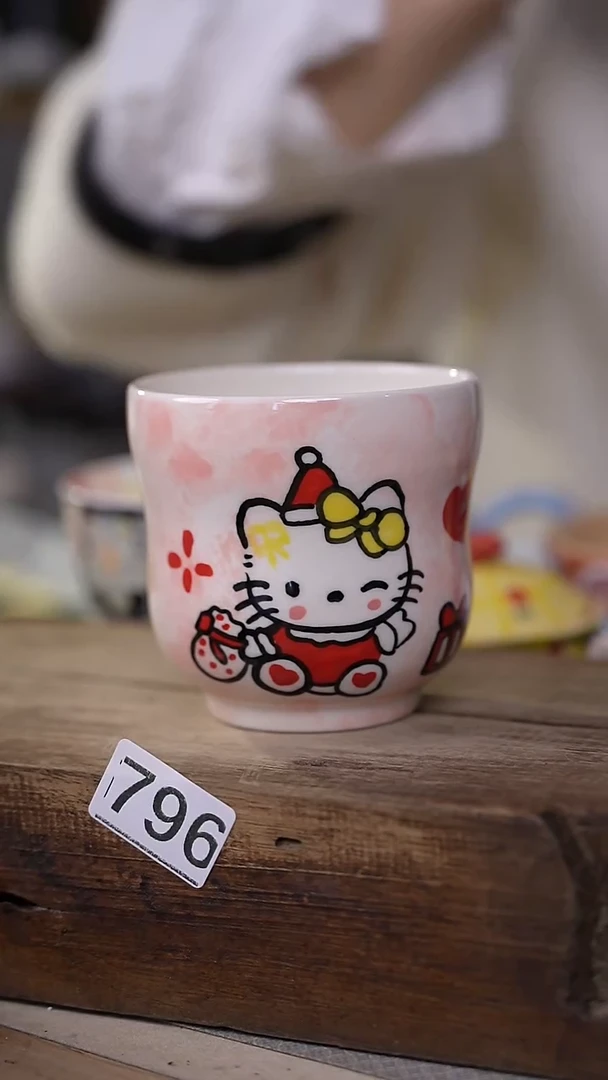 【闪购商品】瓷片福利 濑户烧手绘卡通杯