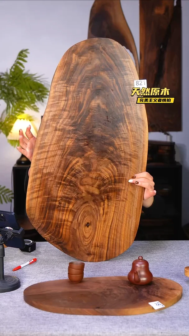木北美黑胡桃原木.干裂疤结不属于商品质量问题完美主义者慎拍