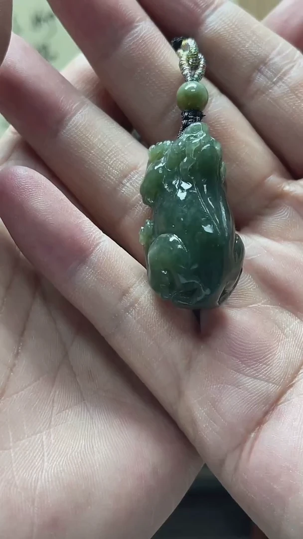 【闪购商品】和田玉颈饰未镶嵌貔貅吊坠