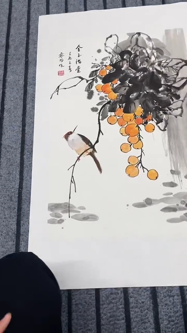 精品国画花鸟作这