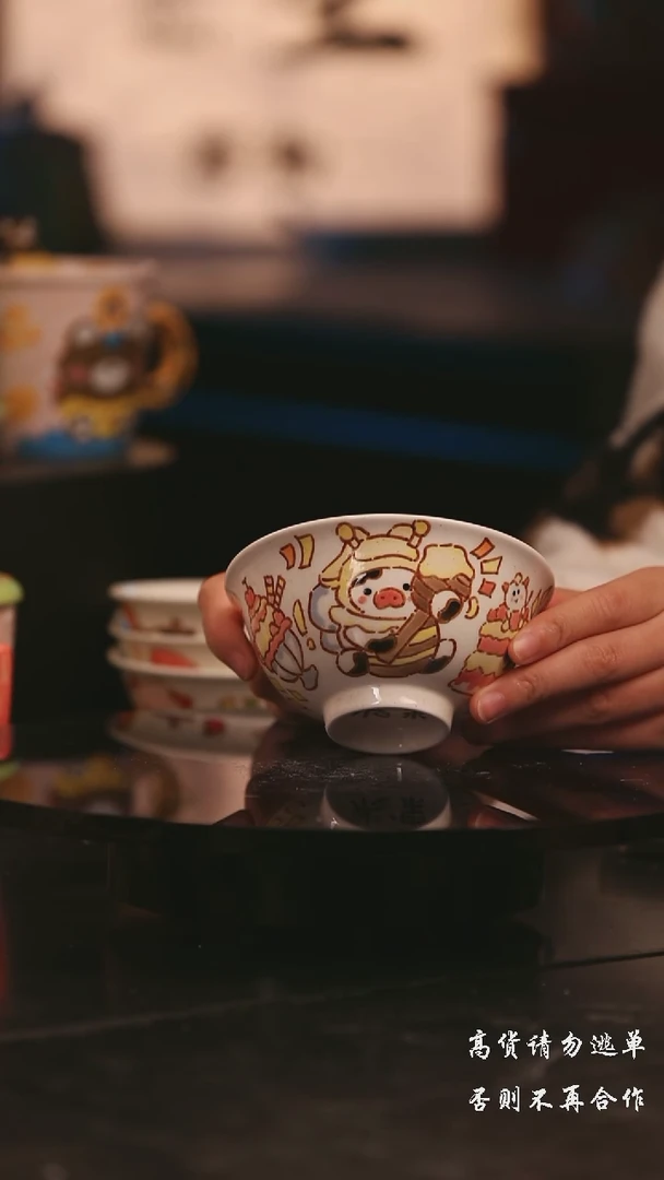 陶瓷景德镇可爱设计师款陶瓷