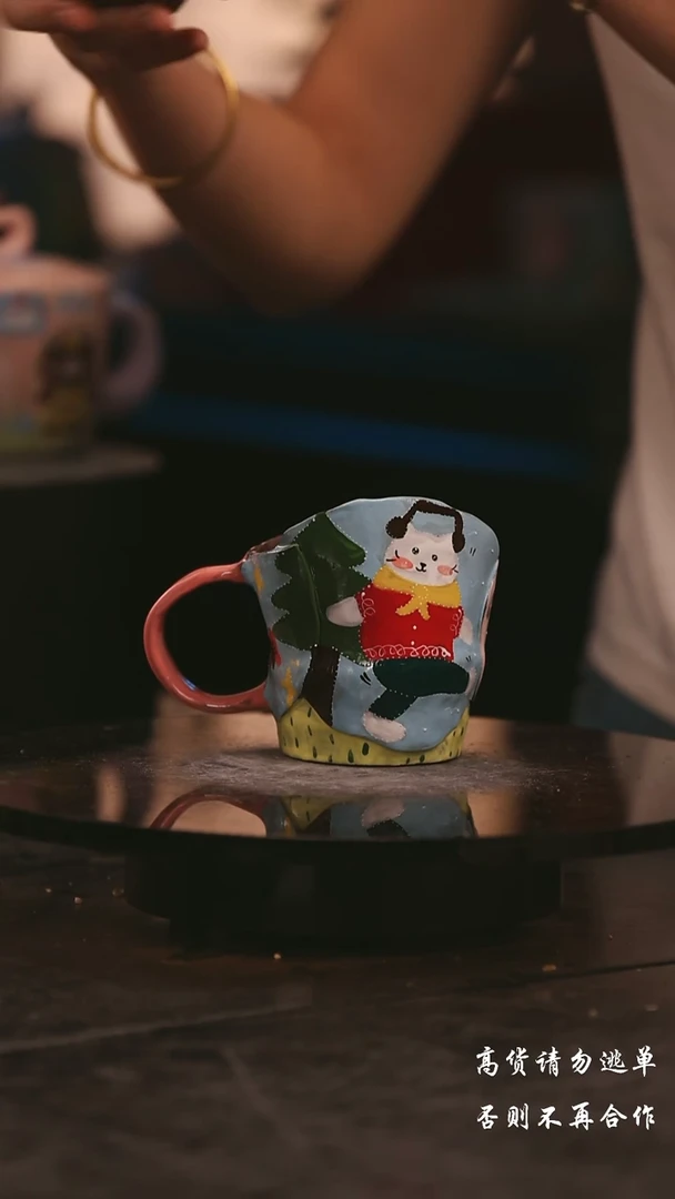陶瓷景德镇可爱设计师款陶瓷
