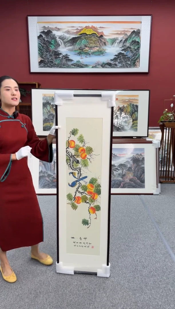 国画手绘  事事如意  150*45