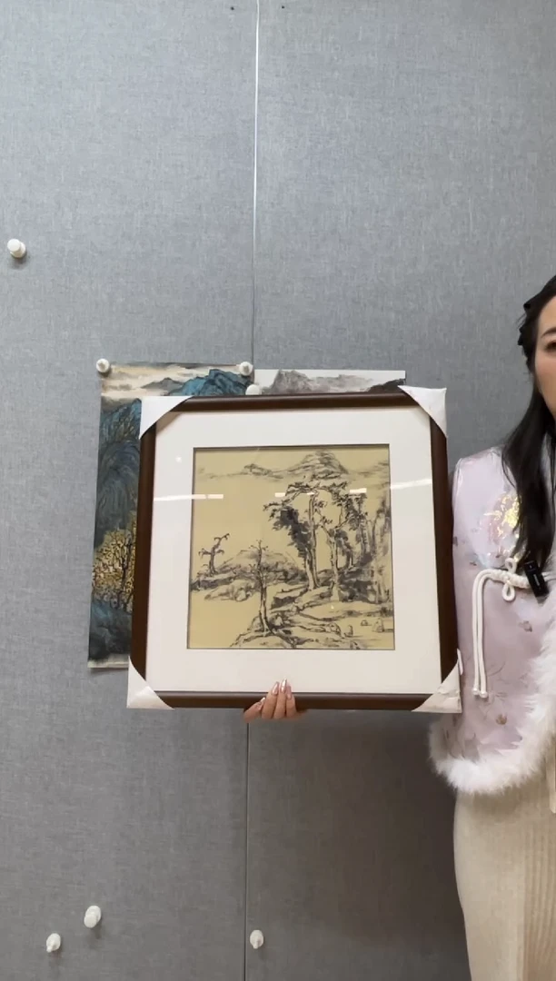 国画马正德画框一平尺