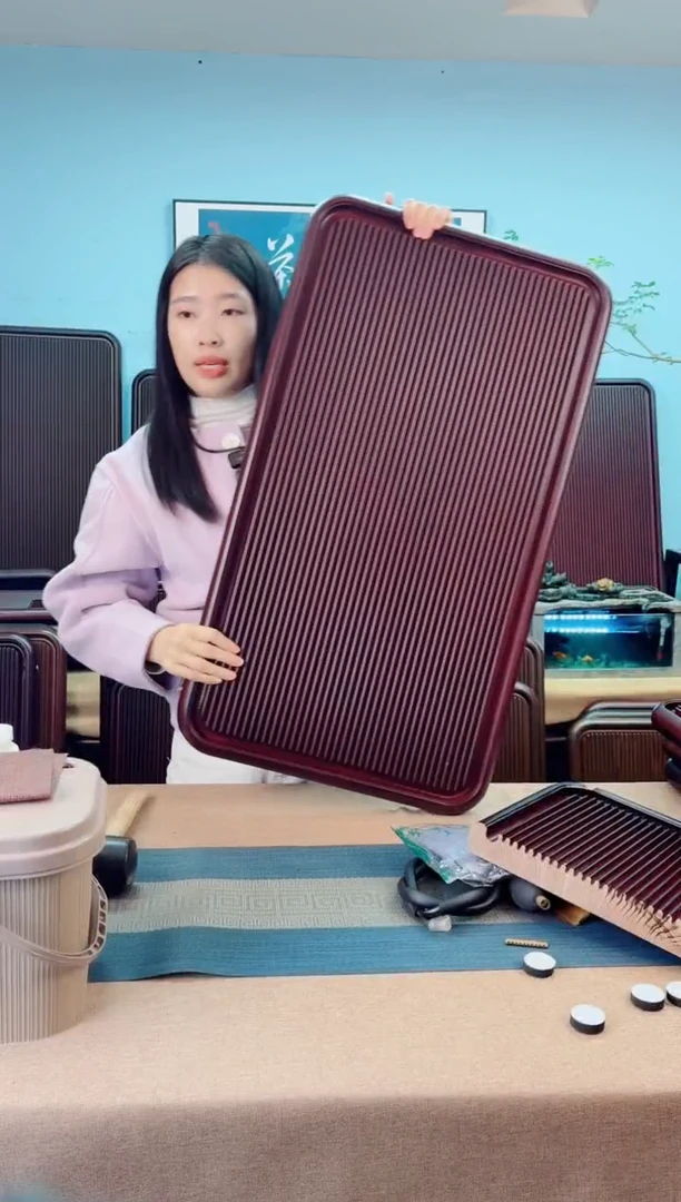 80*45*4大海红色款式茶盘