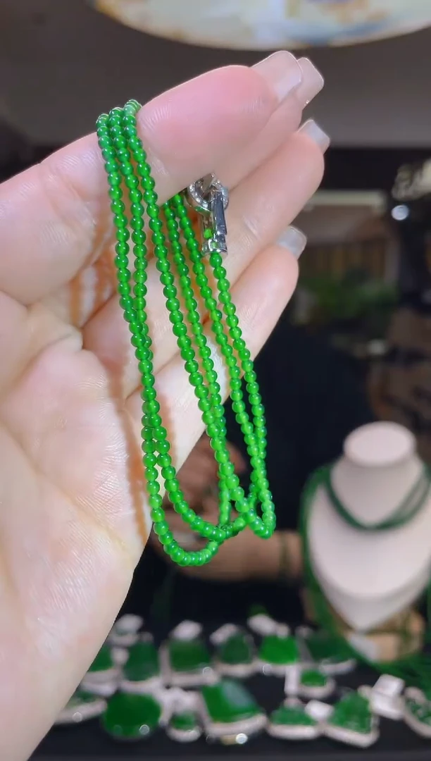 【闪购商品】翡翠项链未镶嵌多样性发其一