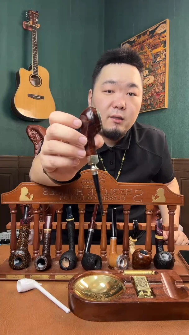 石楠木木雕款意大利进口石楠木烟斗