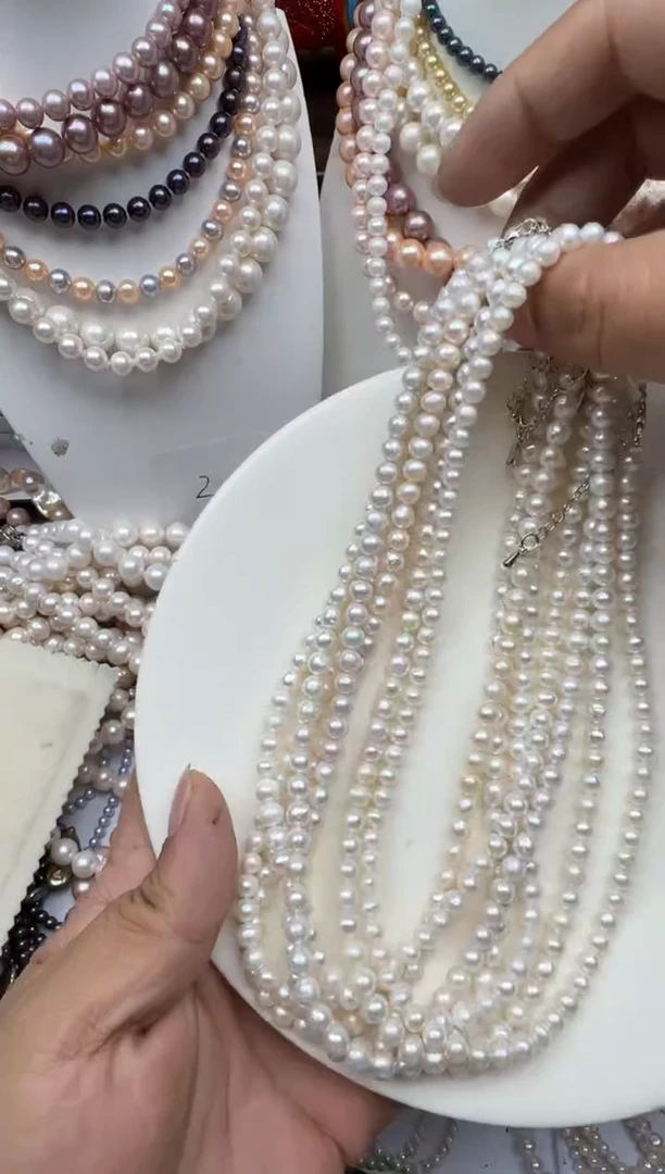 淡水珍珠未镶嵌颈饰1