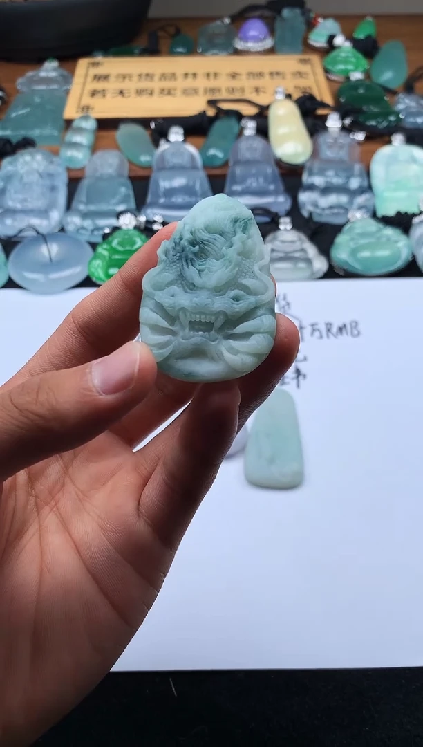 定制翡翠未镶嵌 6960毛货不退不换