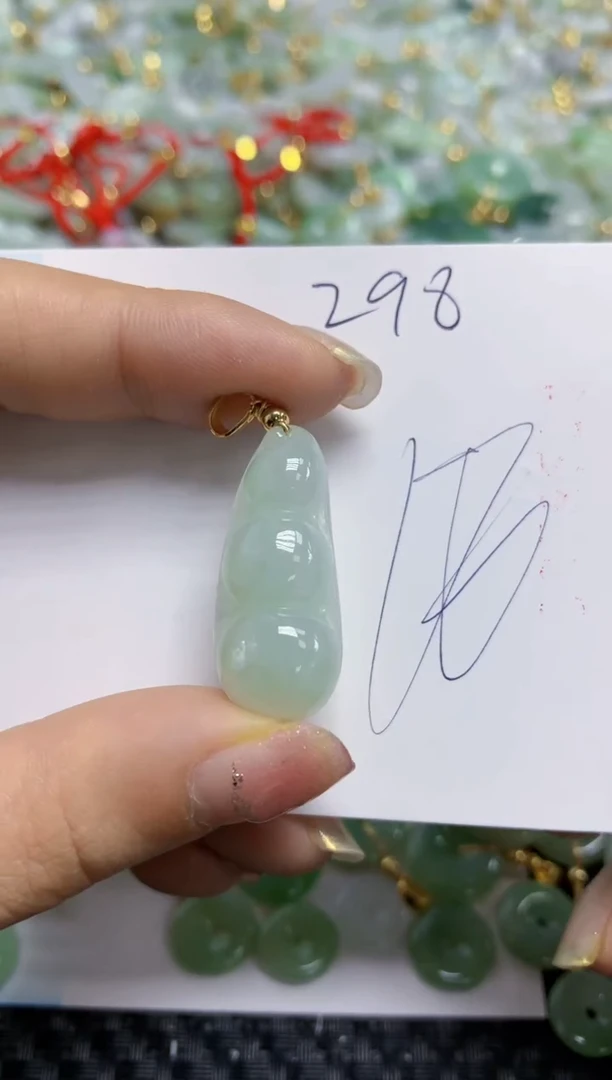 【闪购商品】翡翠颈饰合金   天然A货翡翠