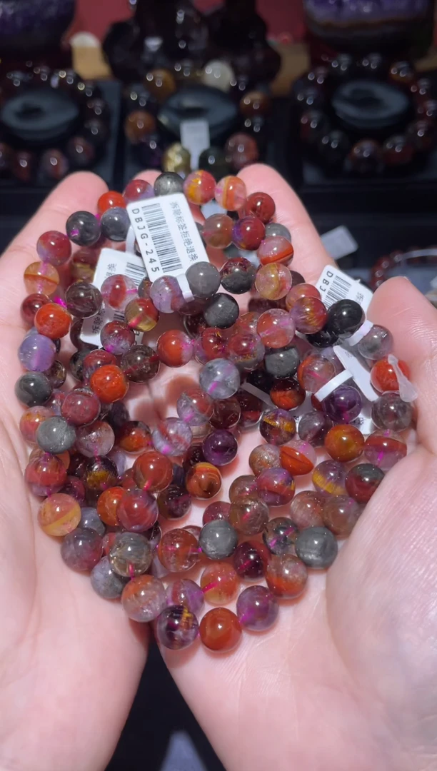 【闪购商品】水晶手链未镶嵌极光单圈8mm多样性发其一