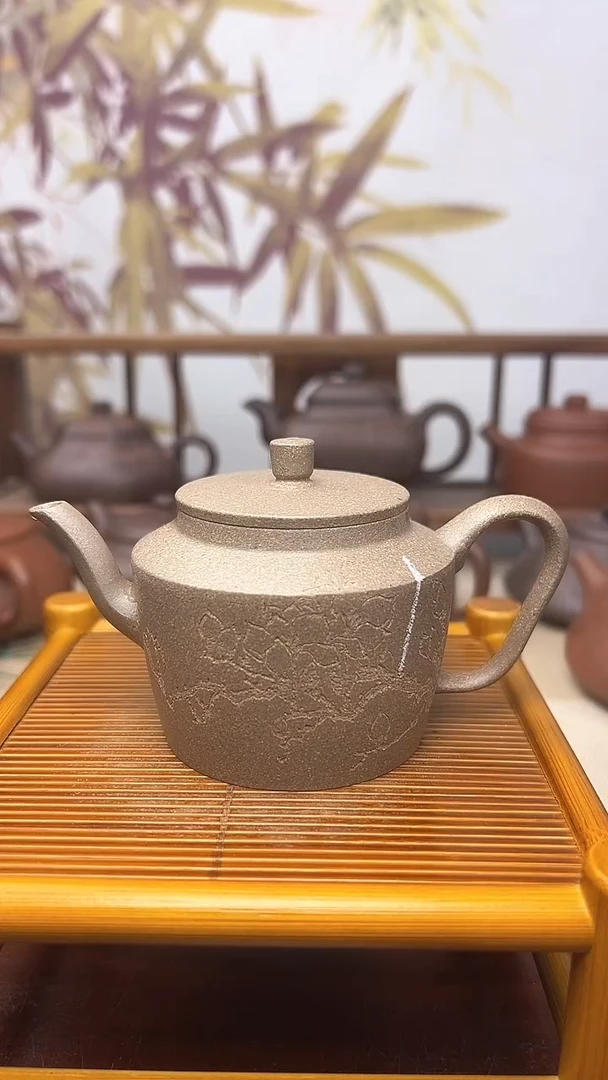 【闪购商品】紫砂茶壶微瑕青降坡宫灯 内推微裂