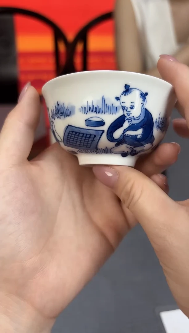 摆件瓷立方-官窑瓷画院专场01