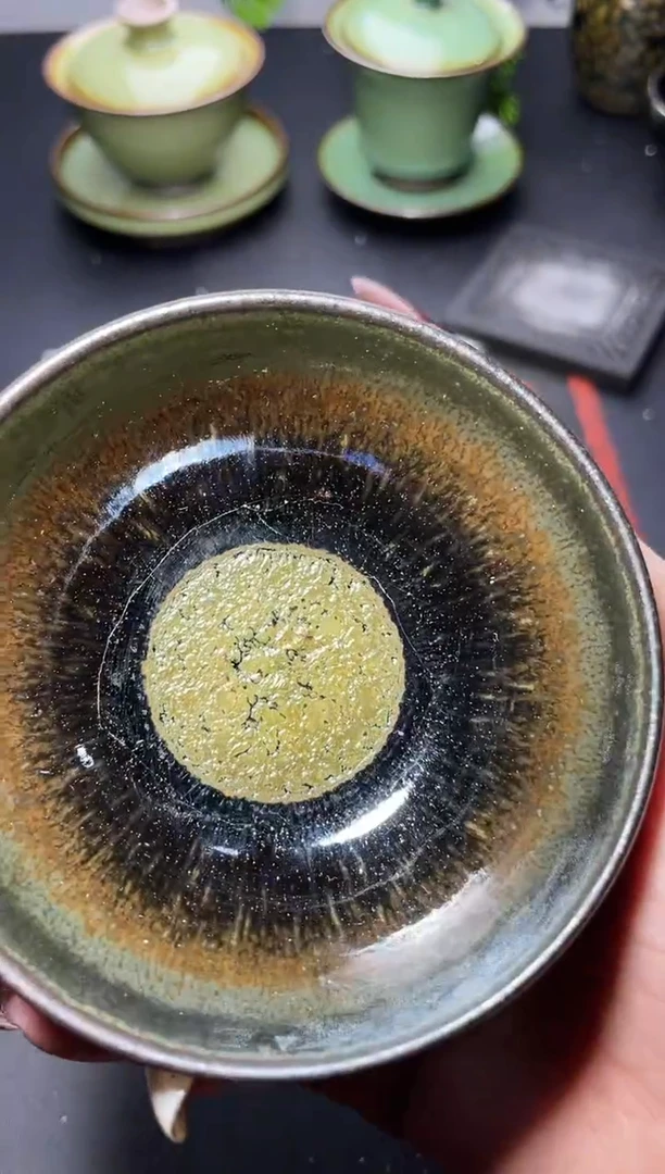 茶盏192（微瑕）叶紫建盏