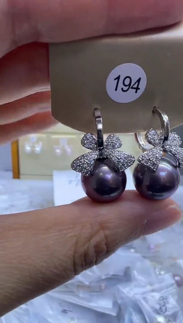 未镶嵌耳饰淡水珍珠194