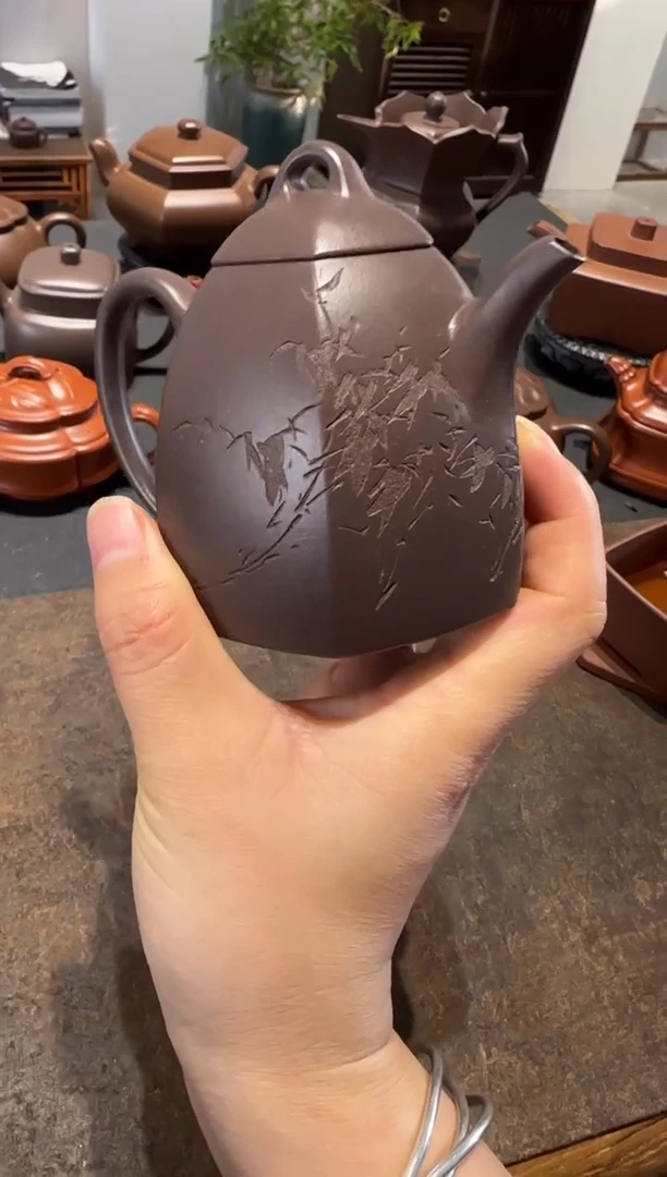 【闪购商品】紫砂茶壶六方秦权