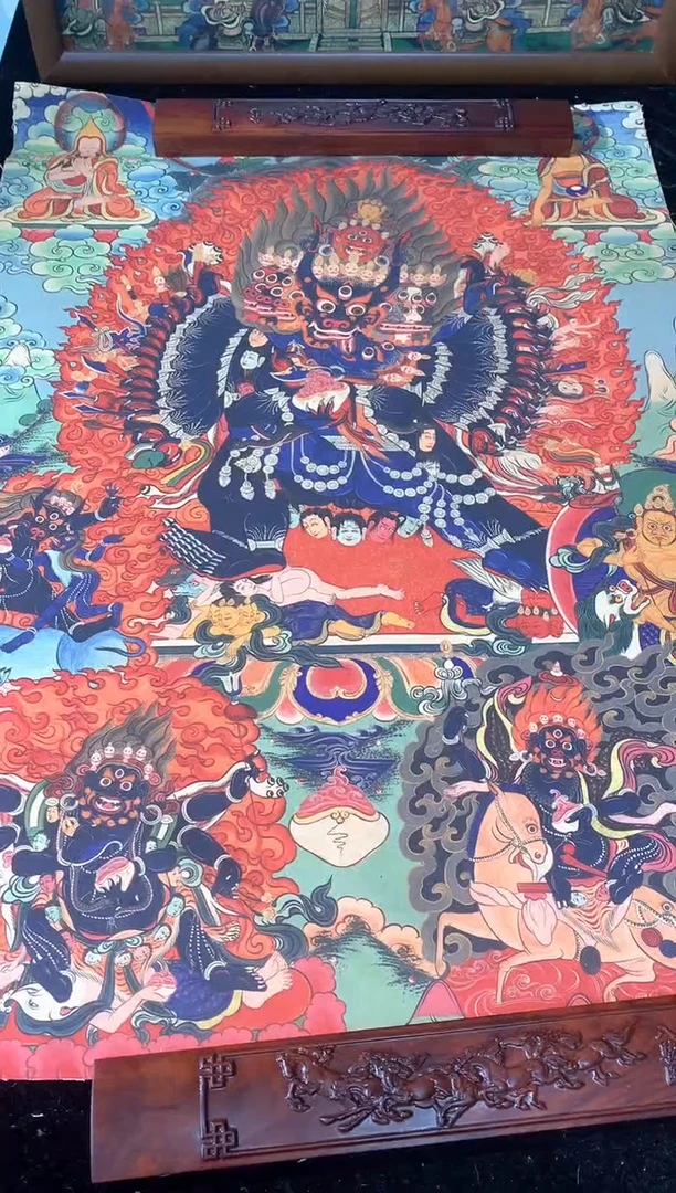 卷轴画014千手千眼观音菩萨
