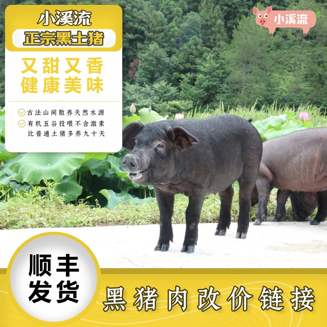 小溪流正宗黑土猪改价链接三号