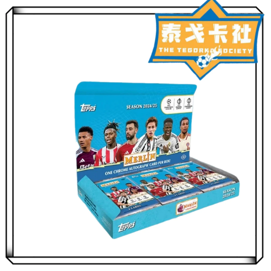 24-25Topps 梅林Merlin Chrome hobby欧战足球球星卡盲盒(代拆）