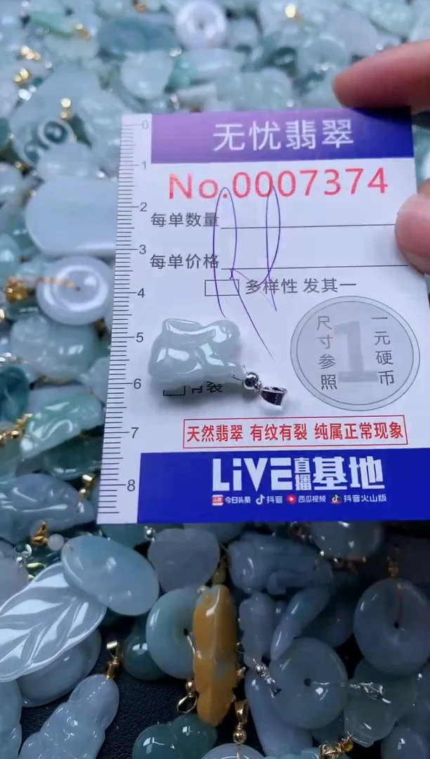 颈饰未镶嵌翡翠7374