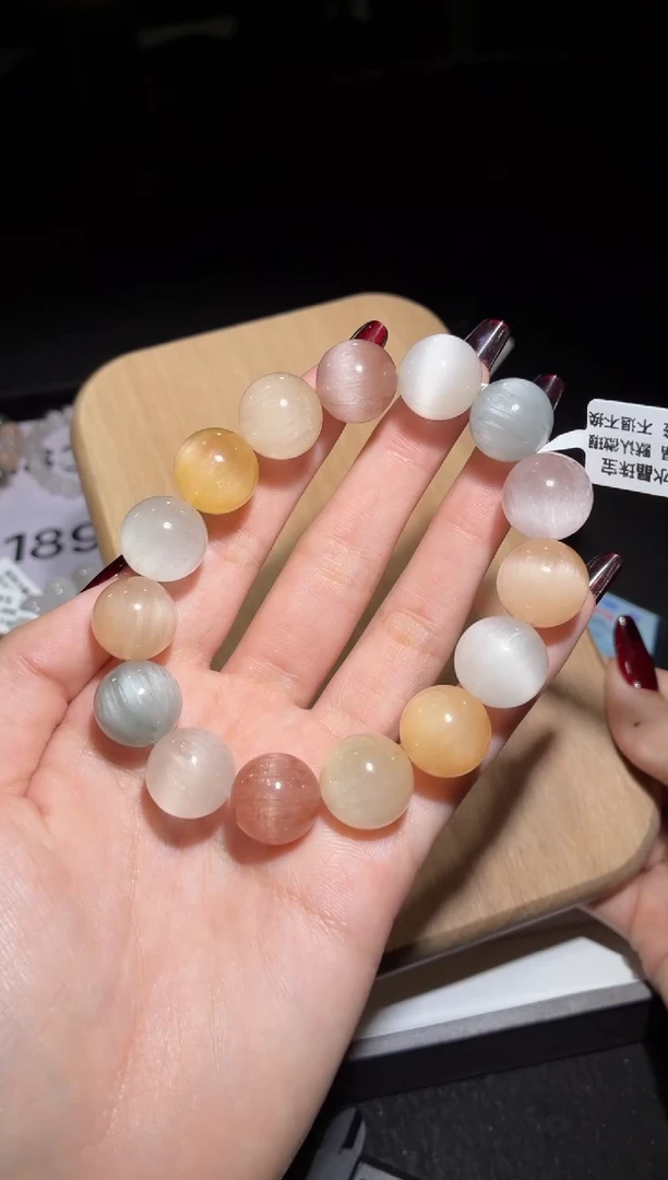 未镶嵌手链水晶188号多样性发一A 15+
