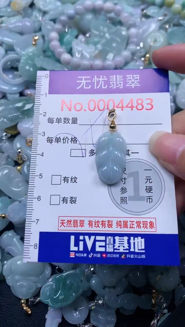 颈饰未镶嵌翡翠4483