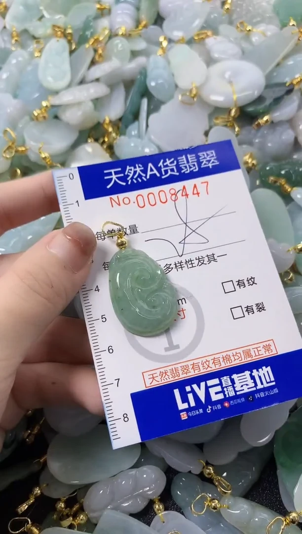 颈饰未镶嵌翡翠天然A货翡翠