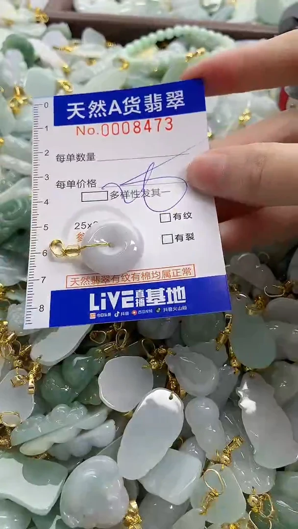 颈饰未镶嵌翡翠天然A货翡翠