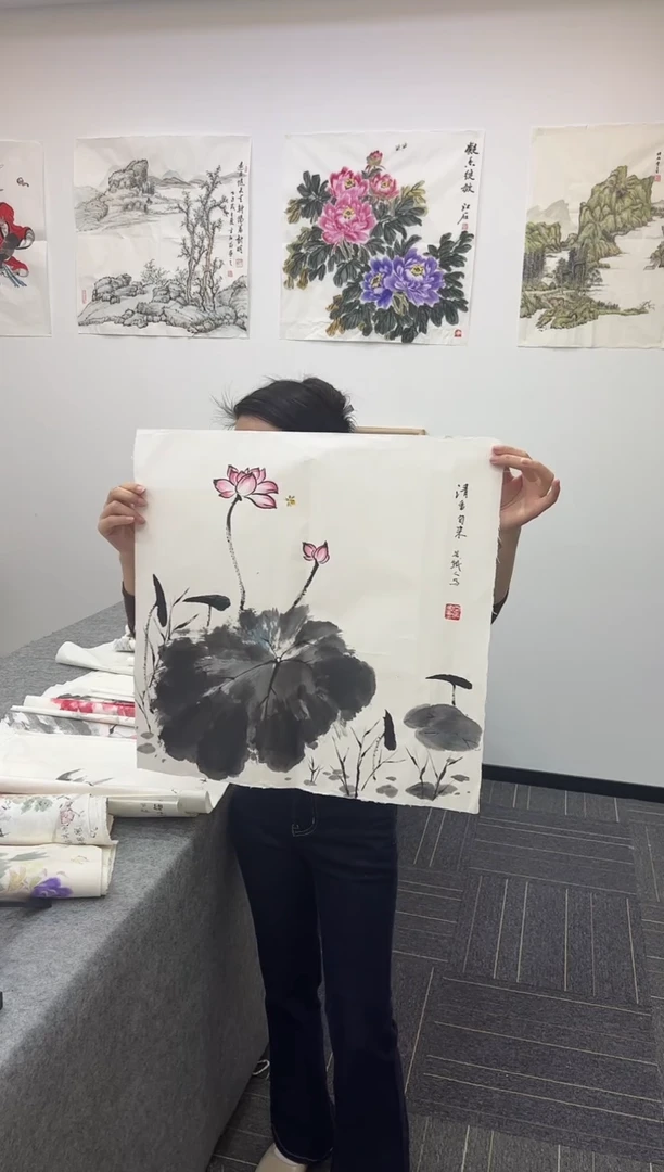 国画国画手绘作品实稿品鉴-