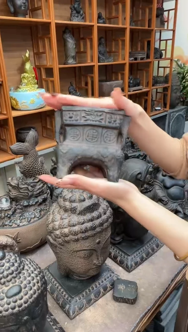 陶土【火山泥】香炉