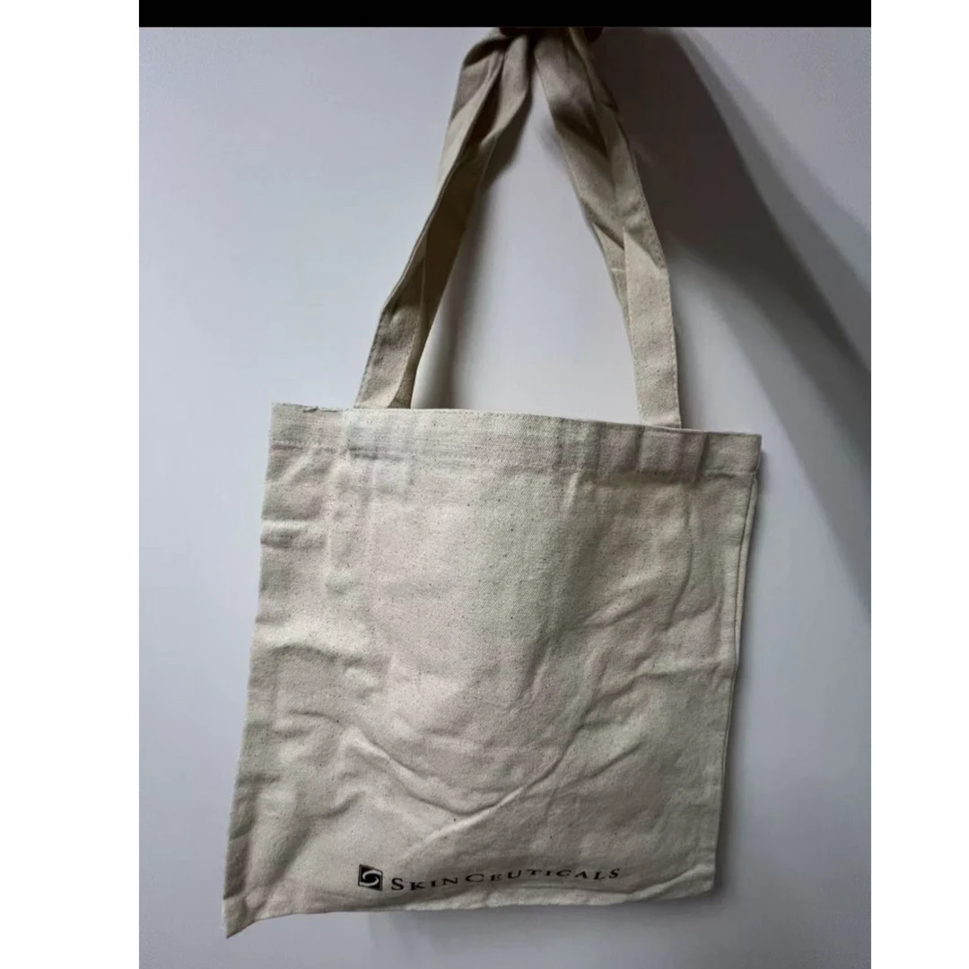 【小修】k123淡雅米白色帆布袋采用优质帆布材质