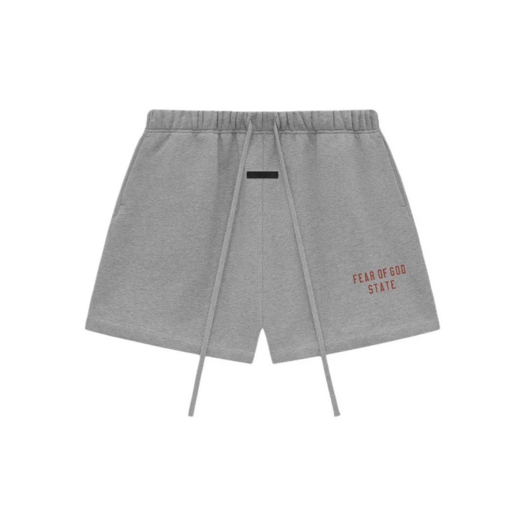 【男女同款】ESSENTIALS 25爆款 Fleece Soccer Short 印花短裤