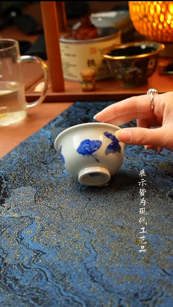 景德镇陶瓷蝴蝶小压手