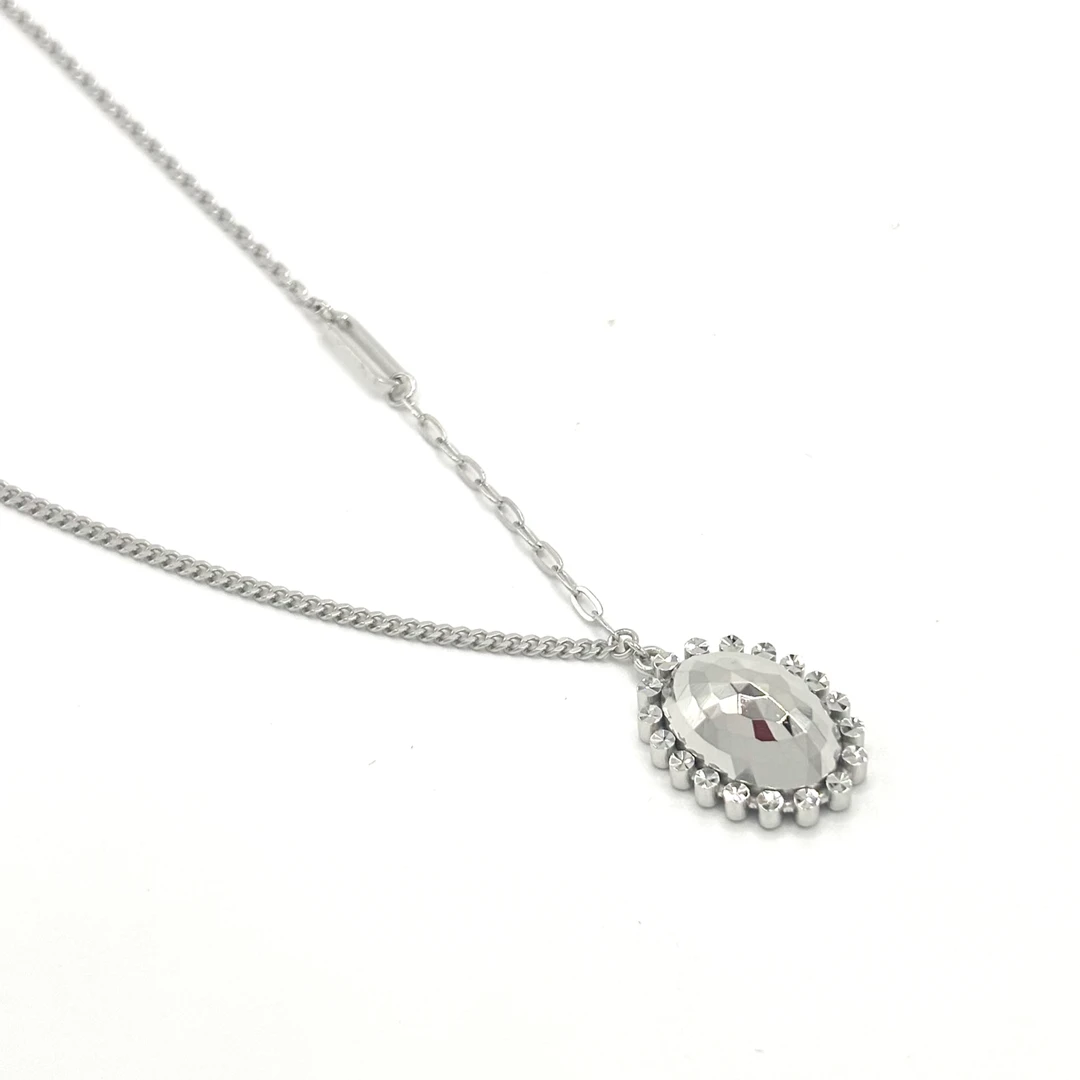 铂金PT950鸽子蛋套链时尚闪耀大方气质