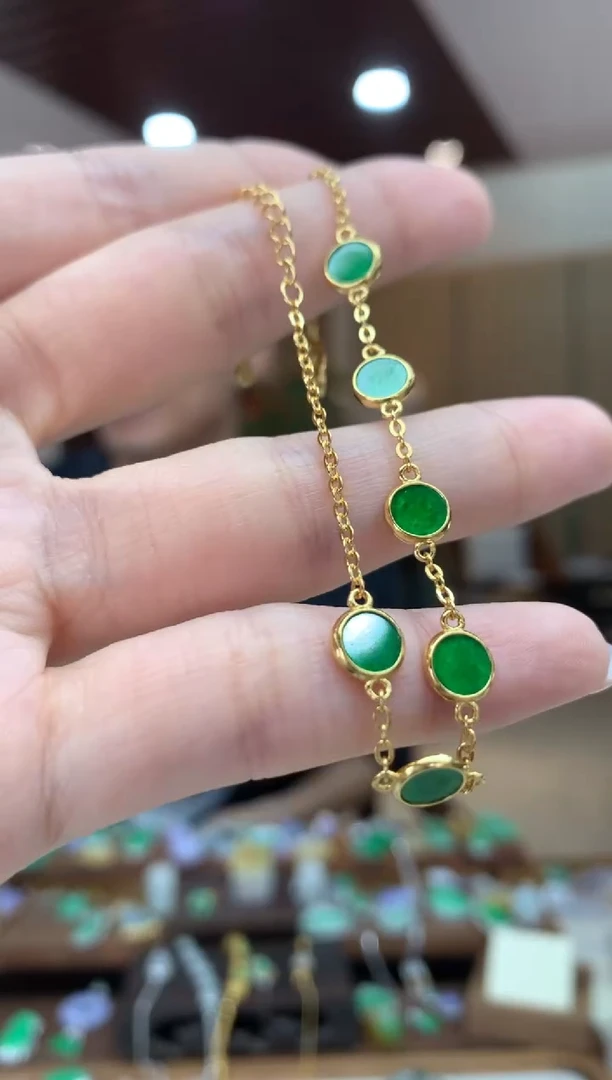 未镶嵌手链翡翠手链