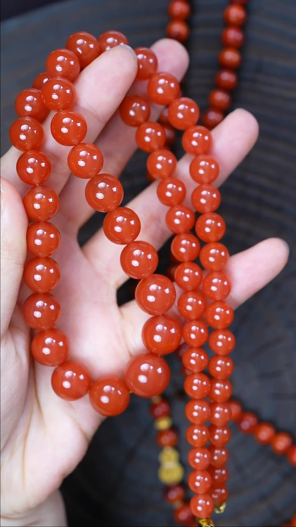 项链未镶嵌南红玛瑙无胶无裂保山原矿9297多样发其一