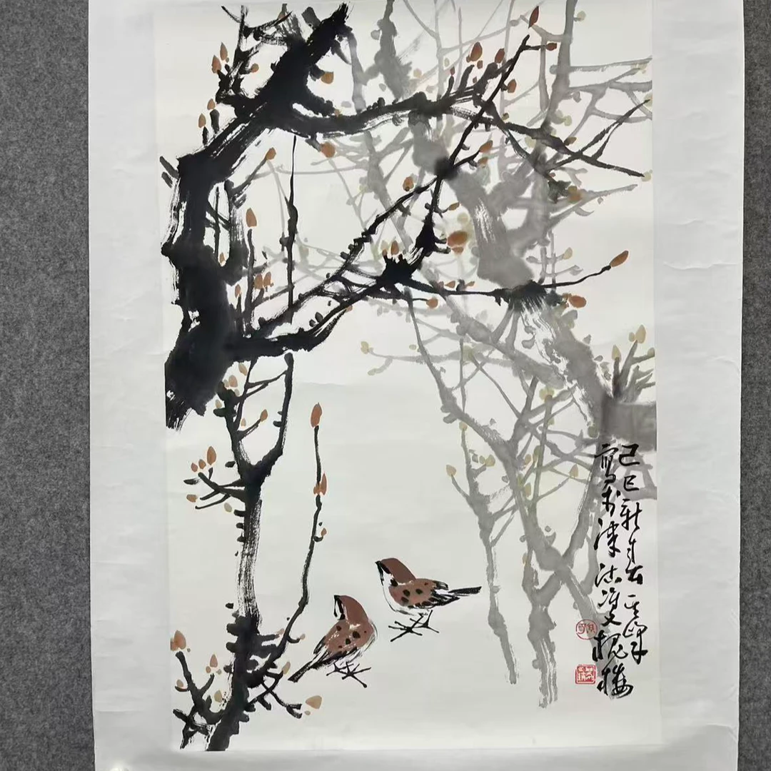 三平尺国画-麻雀-SQF-嘉福